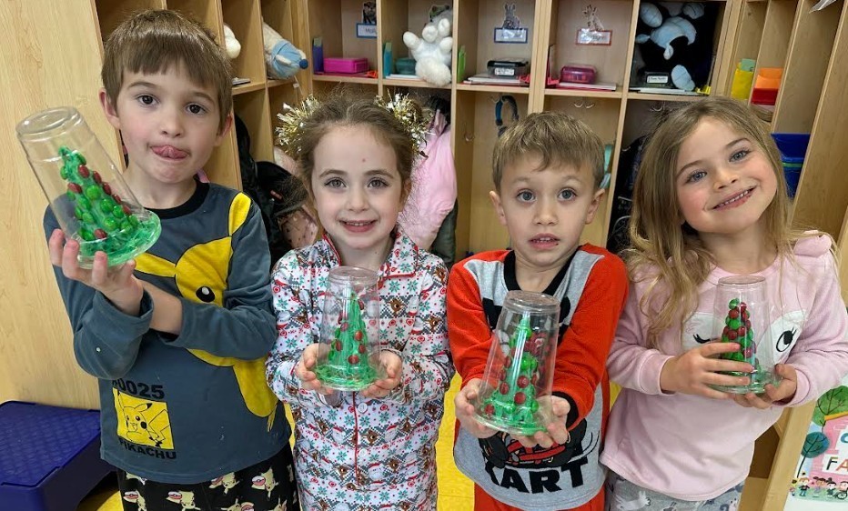 students with crafts