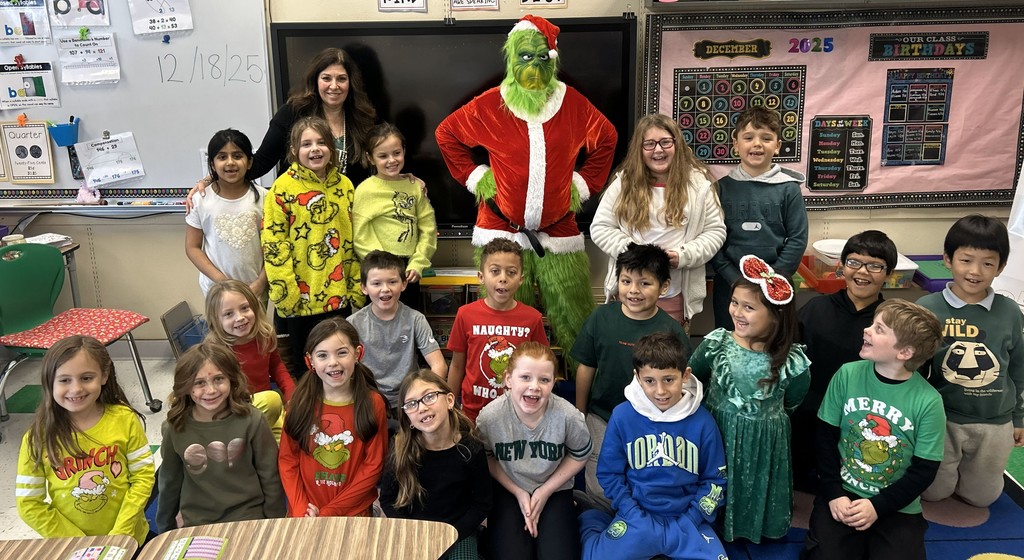 students with the grinch