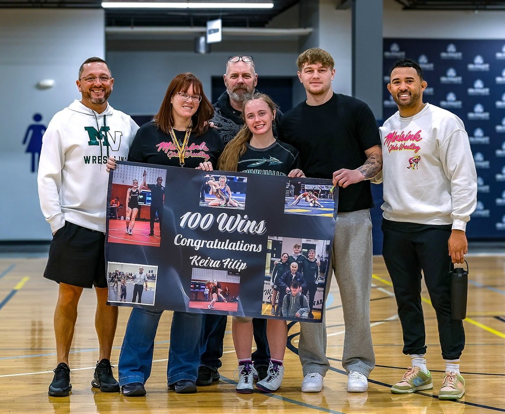 wrestler with 100th win