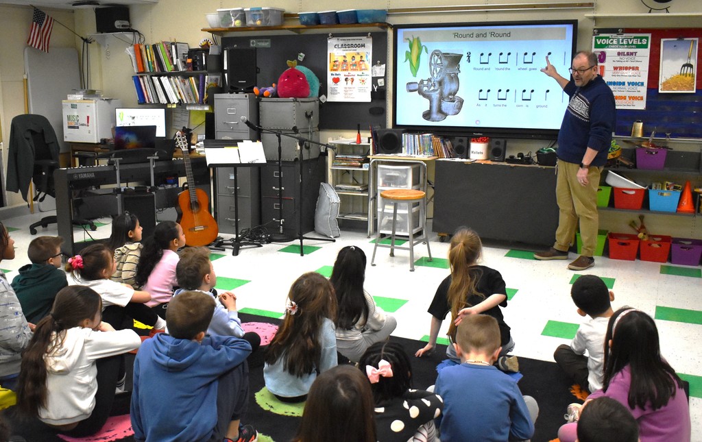 teacher and students in class