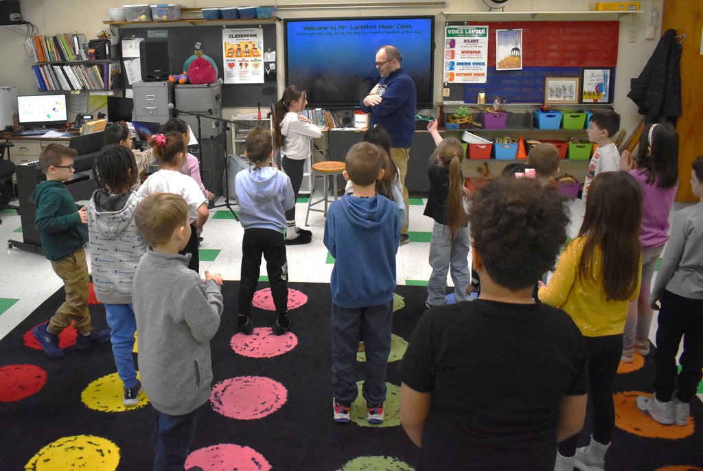 teacher and students in class
