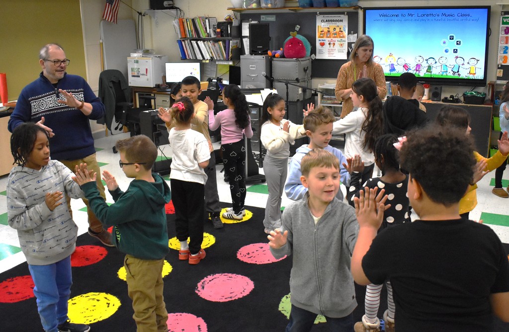 teacher and students in class