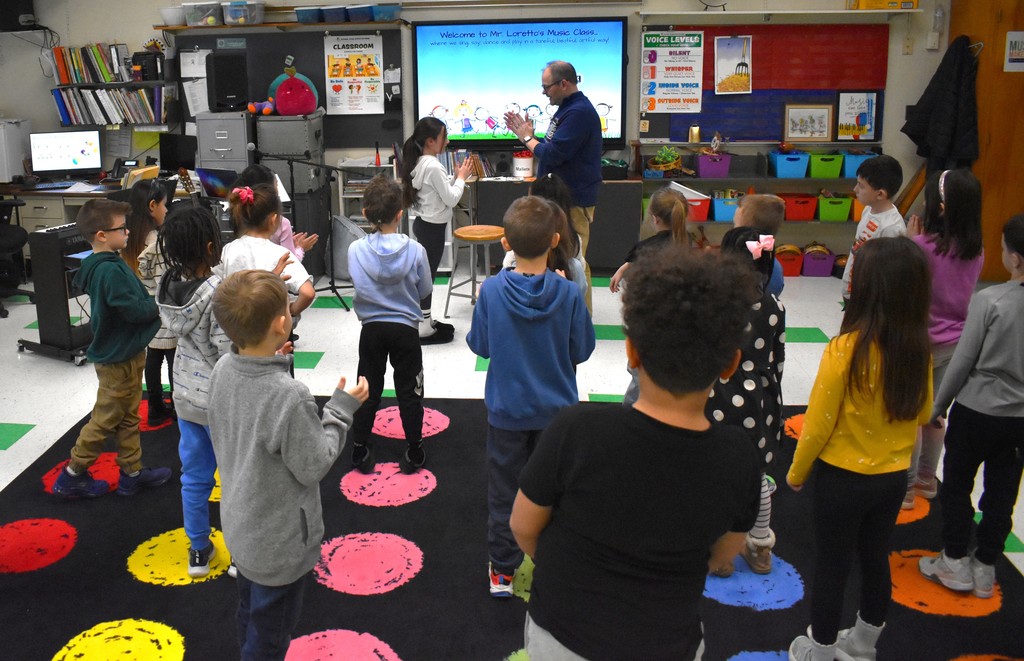 teacher and students in class