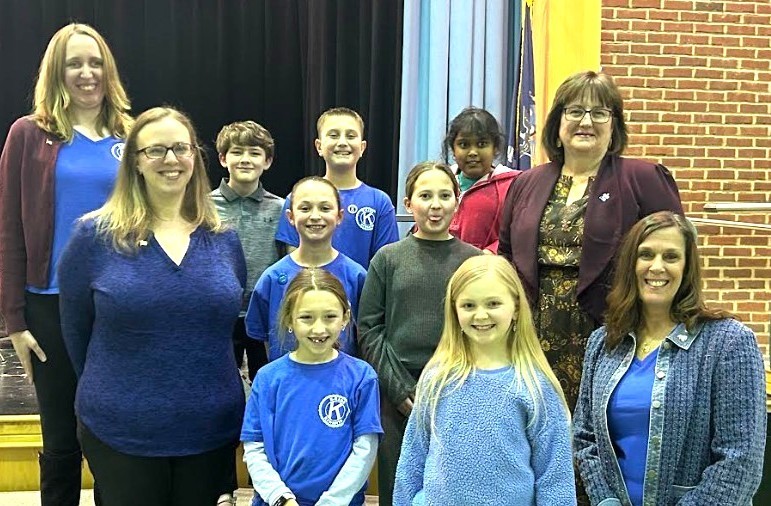 students in a meeting