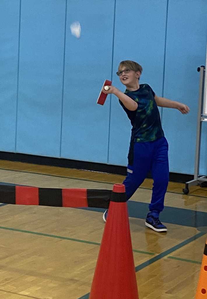 students in PE class