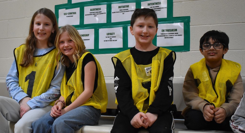 students in physical education class