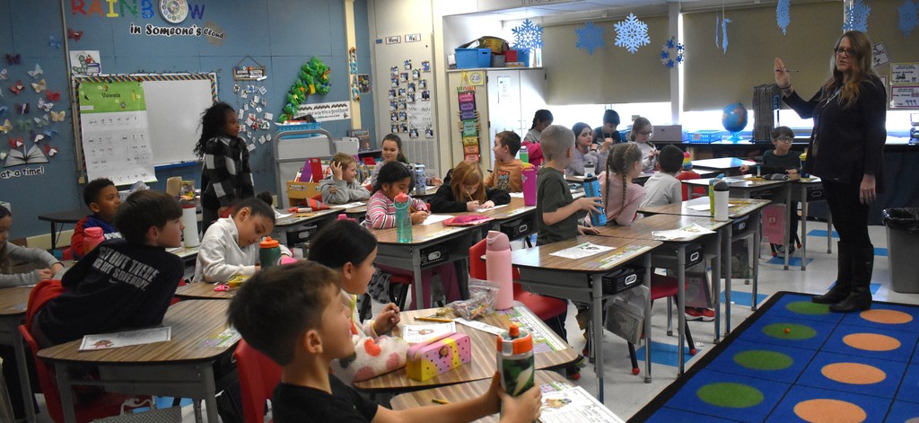 classroom of students