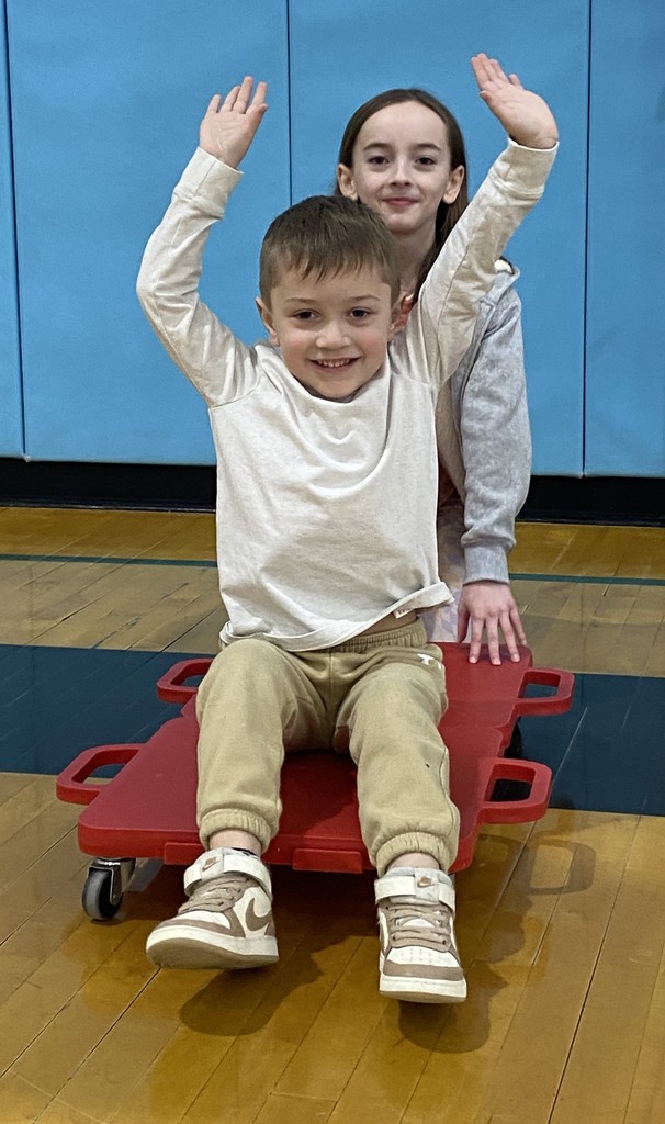 students in PE class