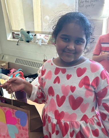 valentine's day students