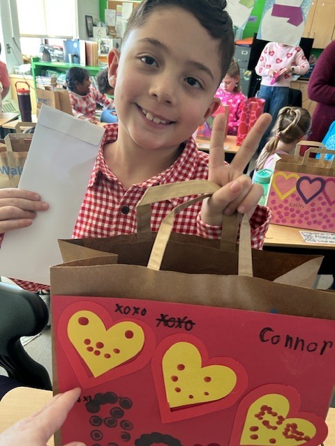 valentine's day students