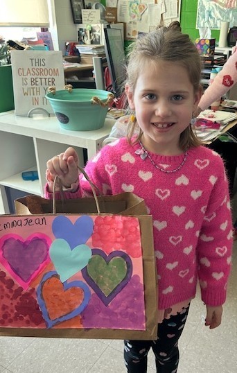 valentine's day students