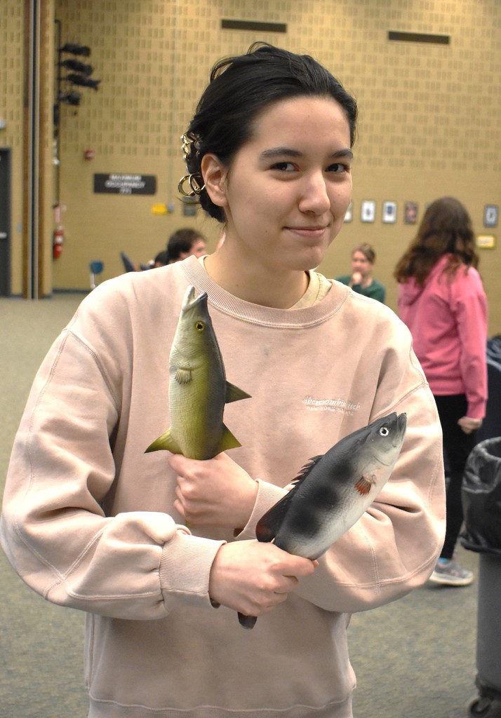 students at rehearsal