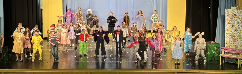 students at rehearsal