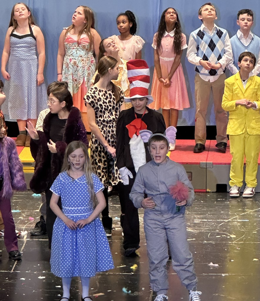 students at rehearsal