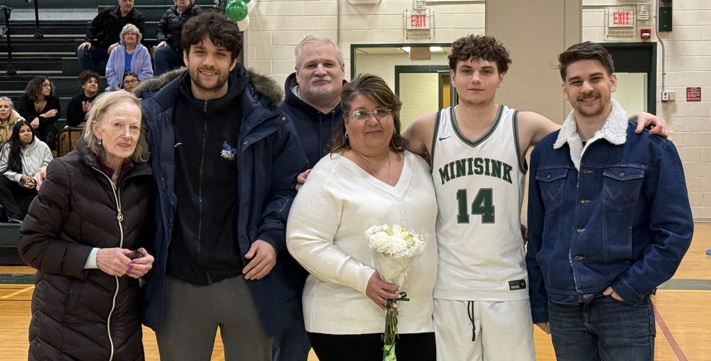 basketball players and family