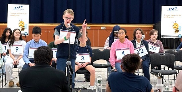 Spelling bee students