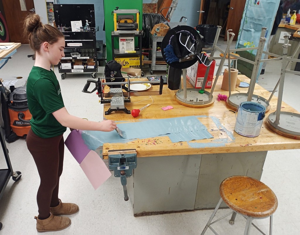 student in tech class