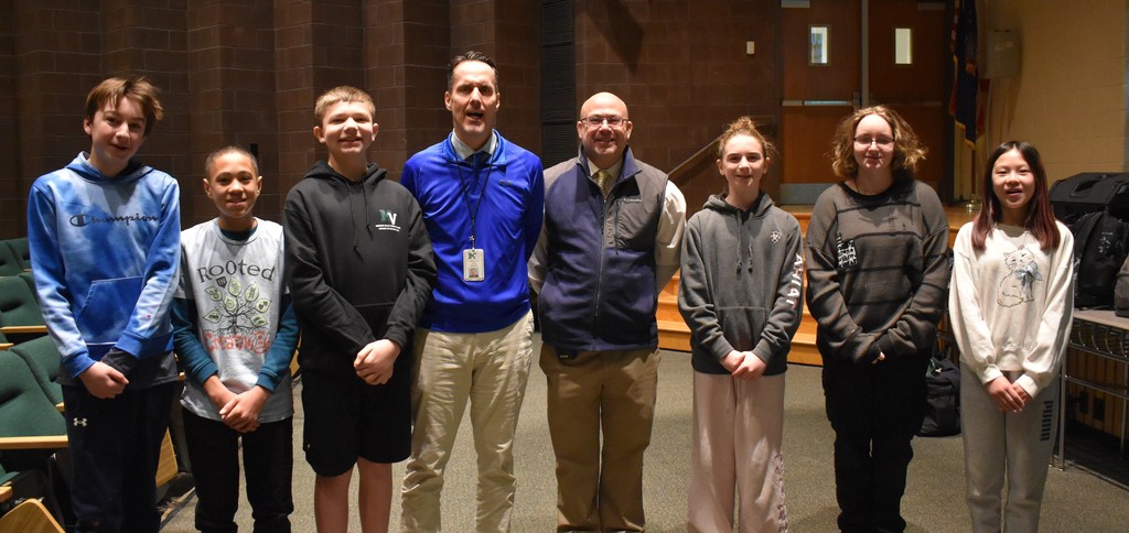 OM team with principals