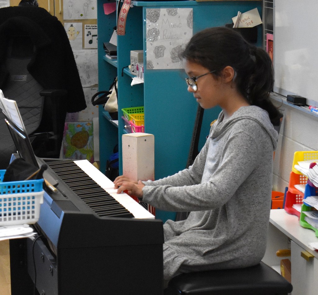 music students at play