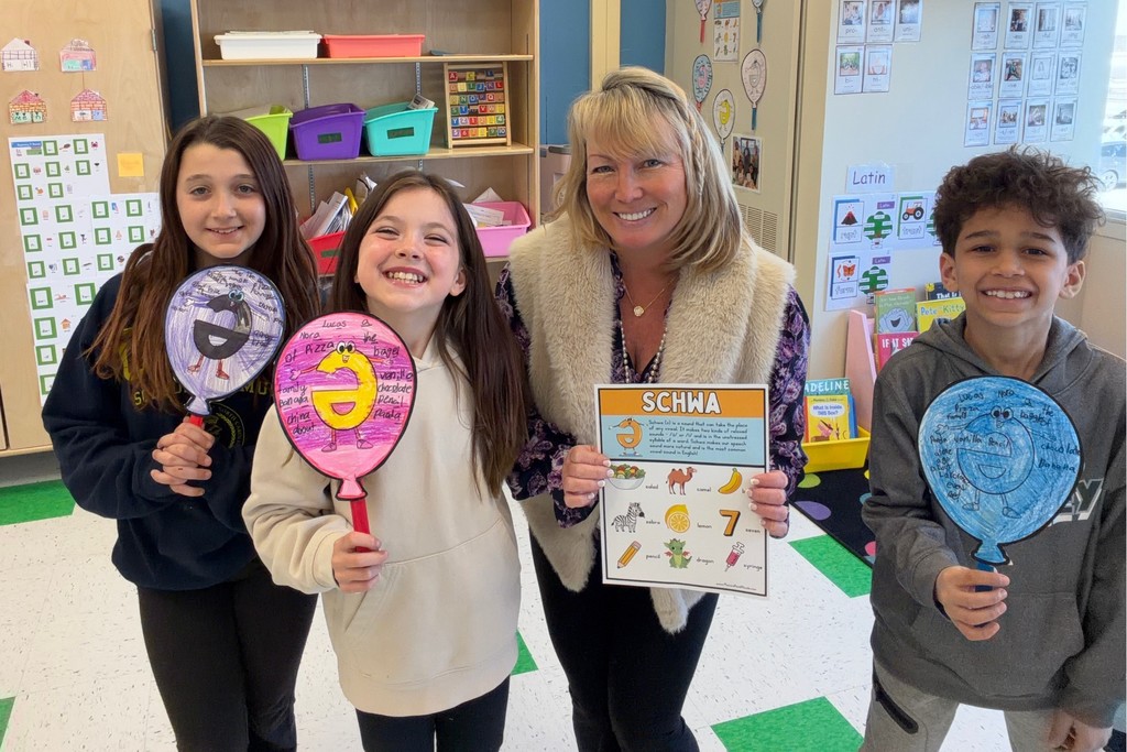 teacher with students