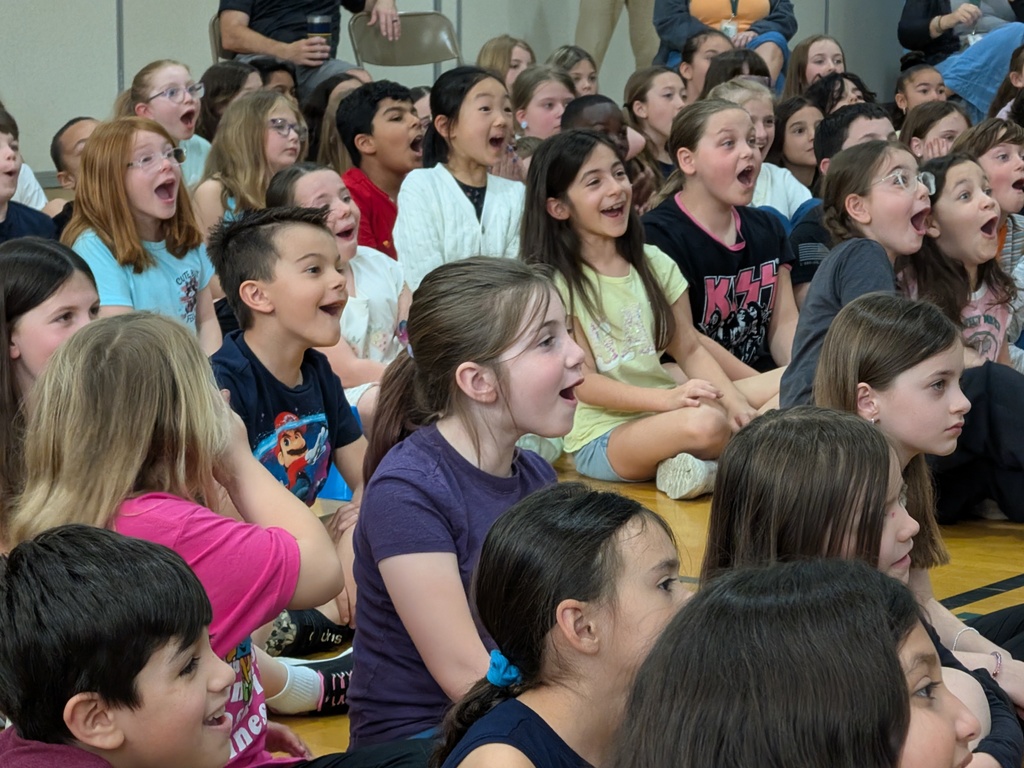 students at assembly