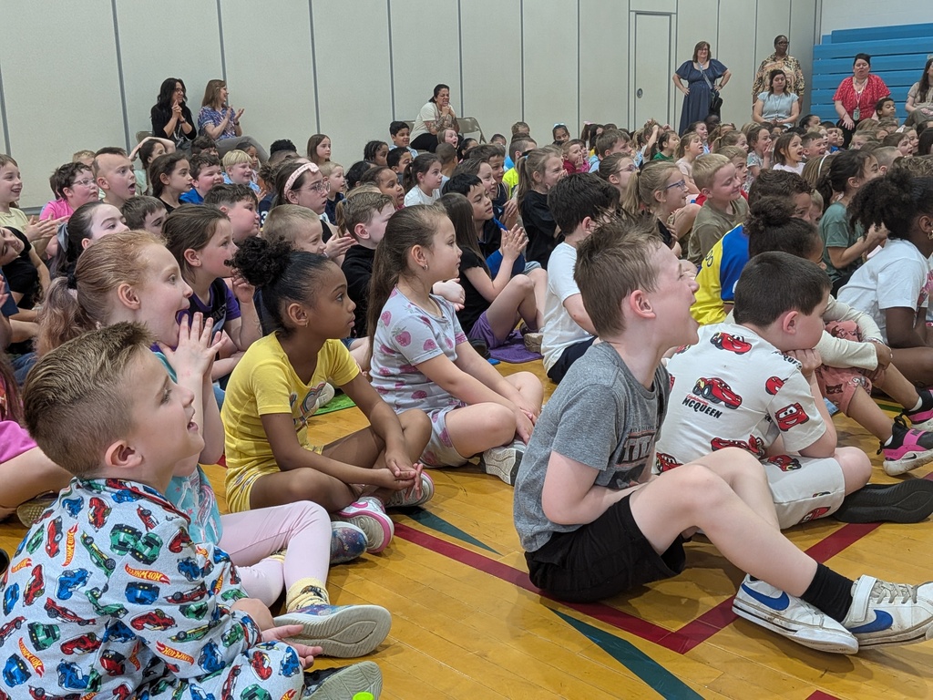 students at assembly