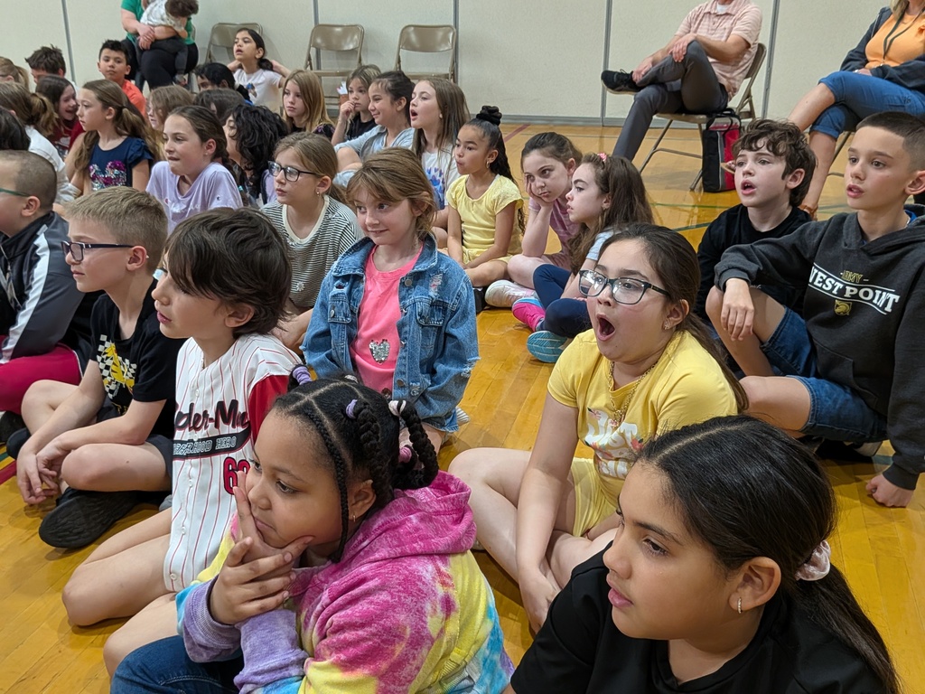 students at assembly