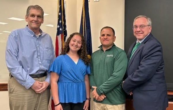 student and board of education members