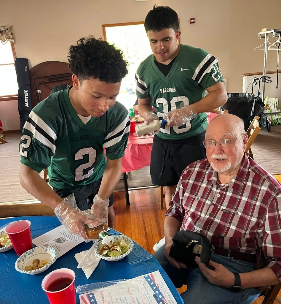 players serving vets