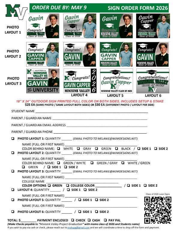 lawn sign details