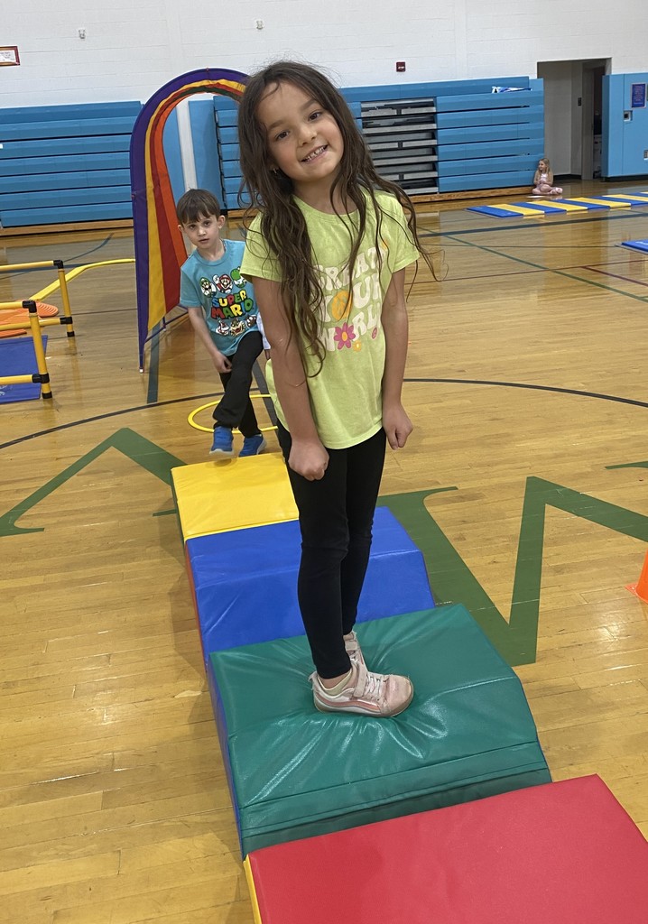 student in PE class