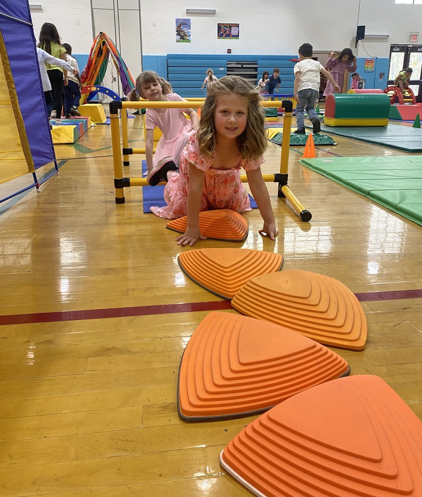 student in PE class