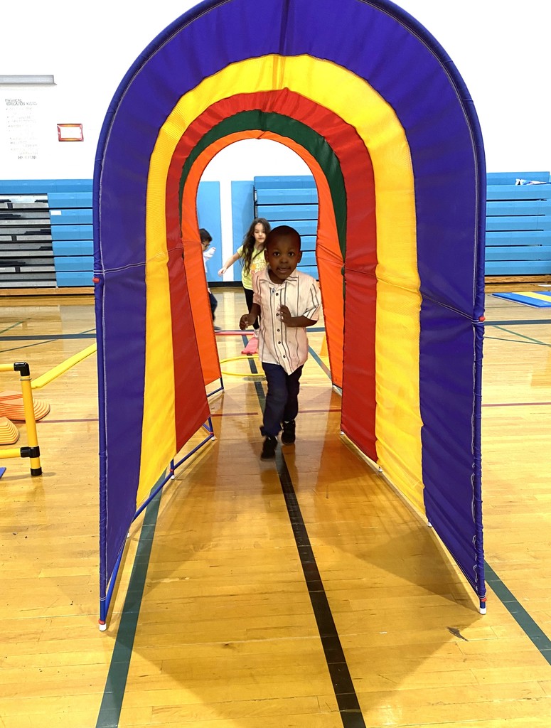 student in PE class