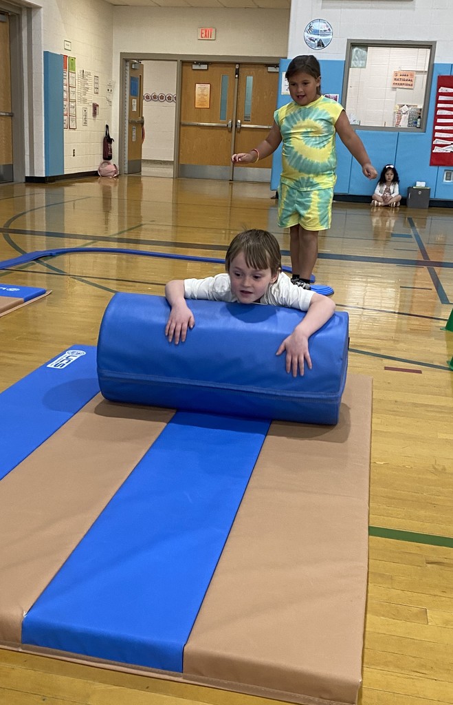 student in PE class