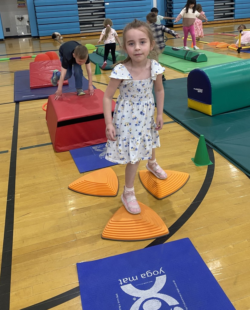 student in PE class