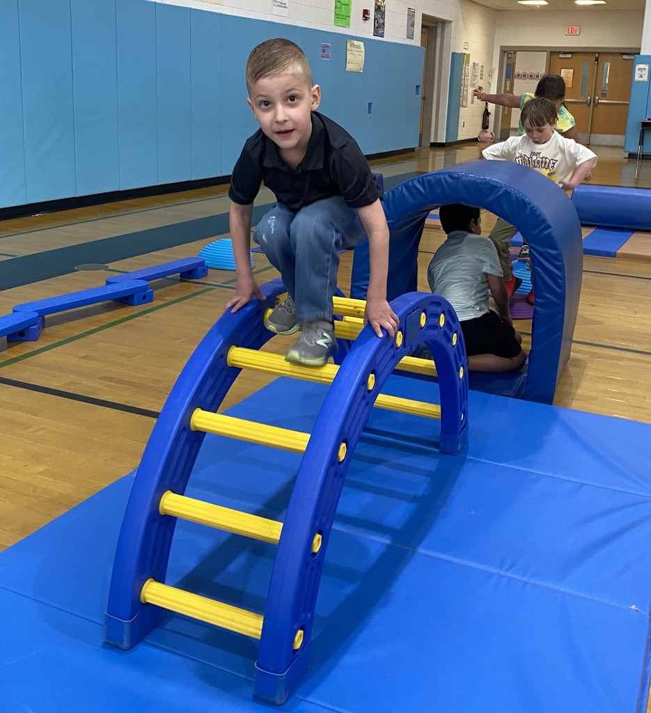 student in PE class
