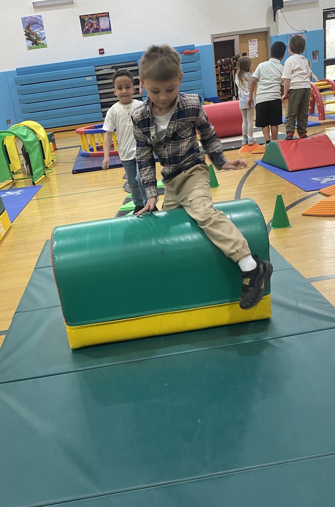 student in PE class