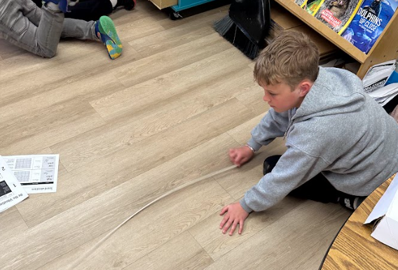 students with wire