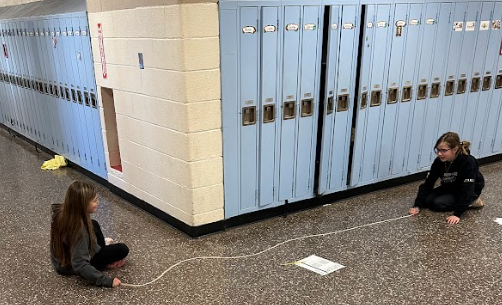 students with wire