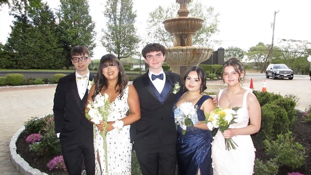 students at prom