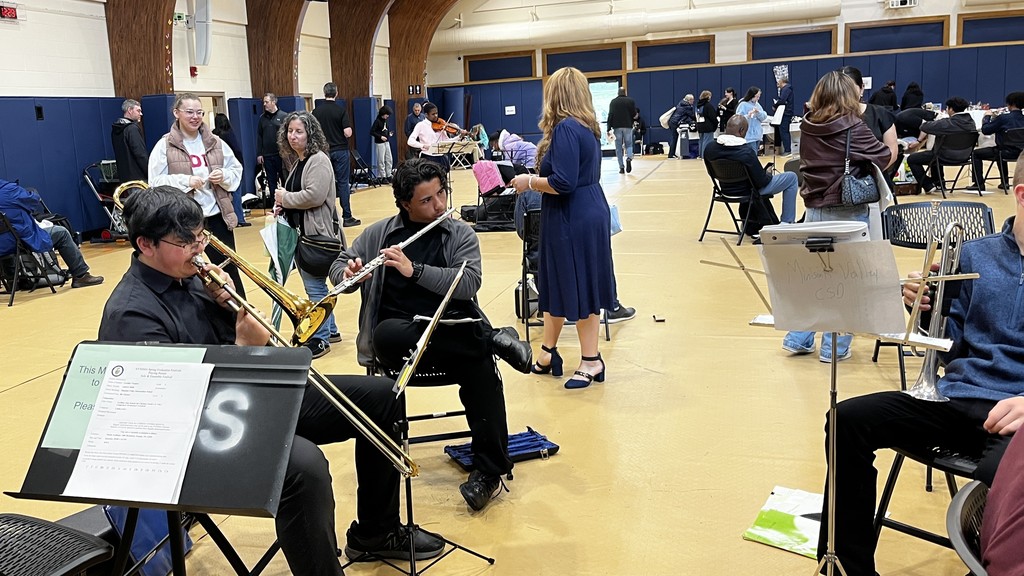 students at festival