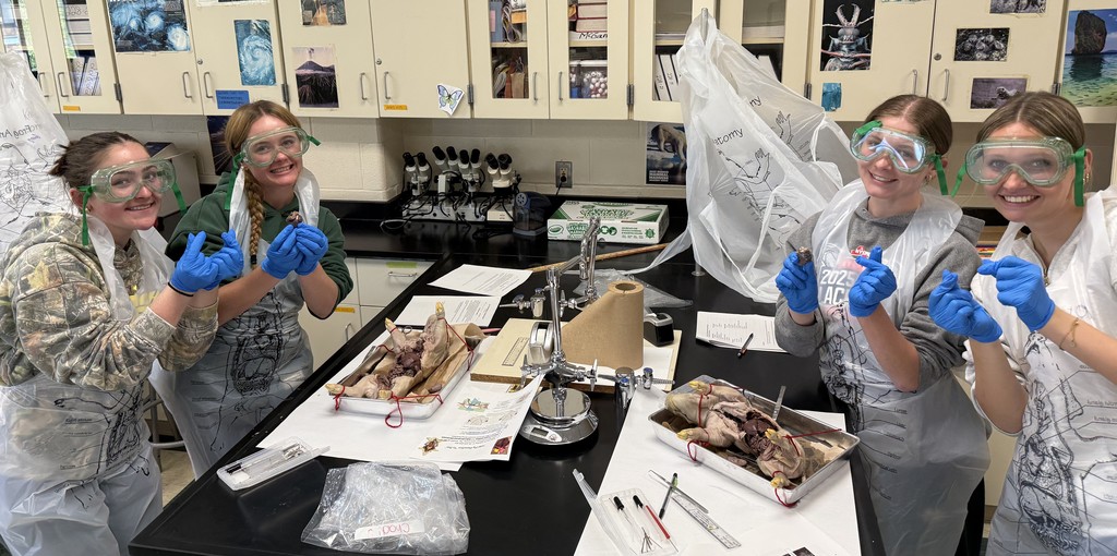 students in science lab