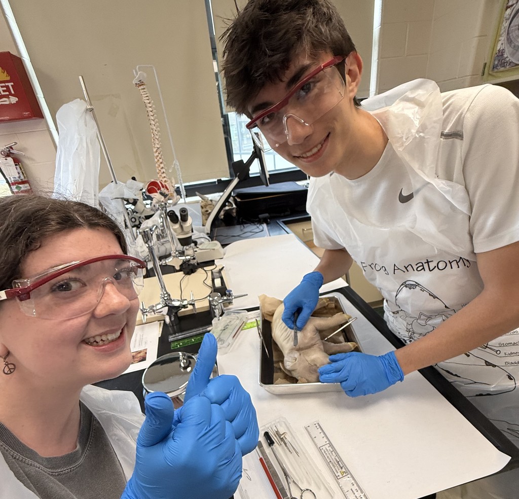 students in science lab