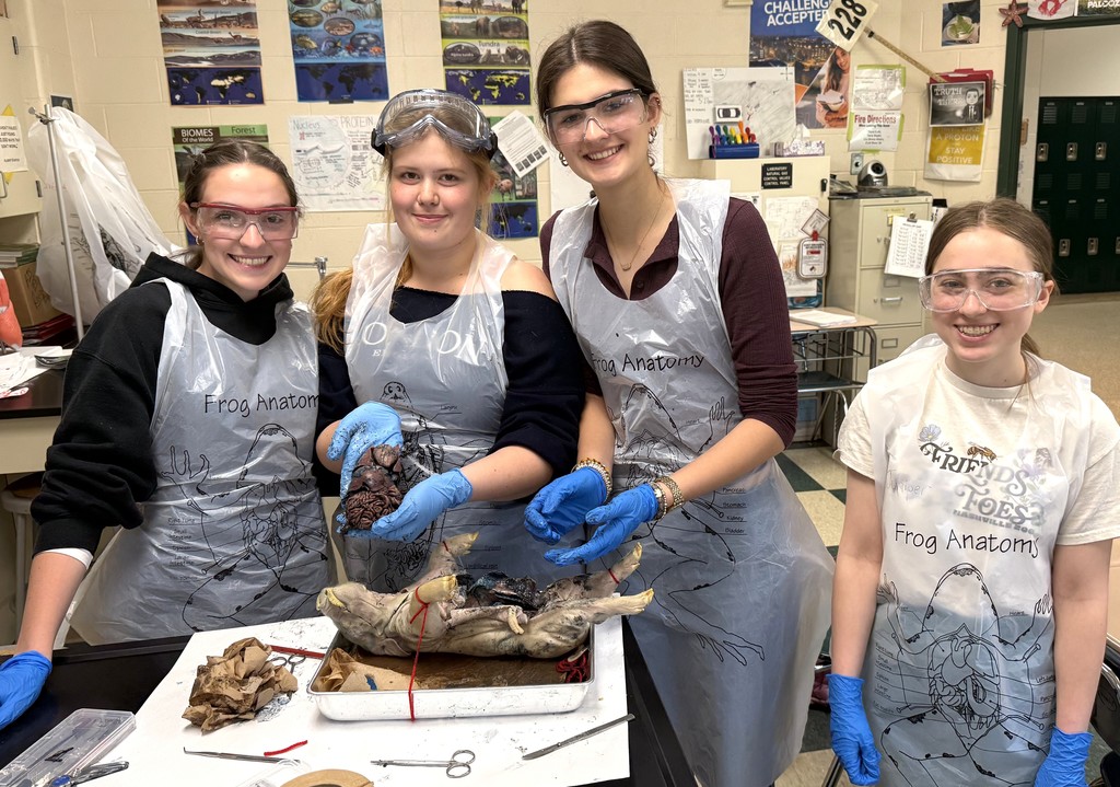 students in science lab