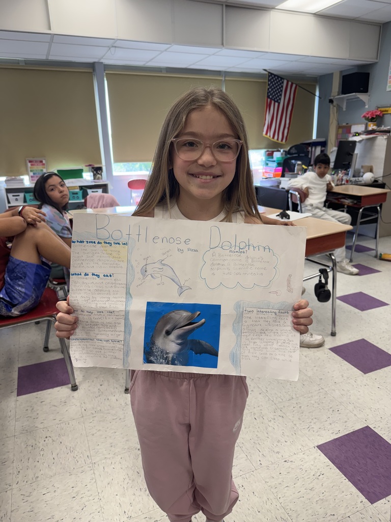 student with presentation