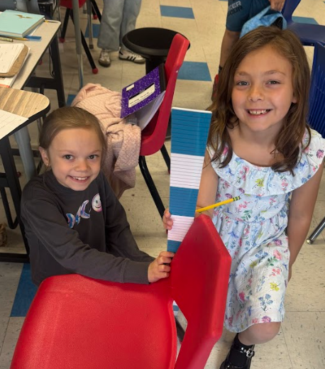 students with measurement tools