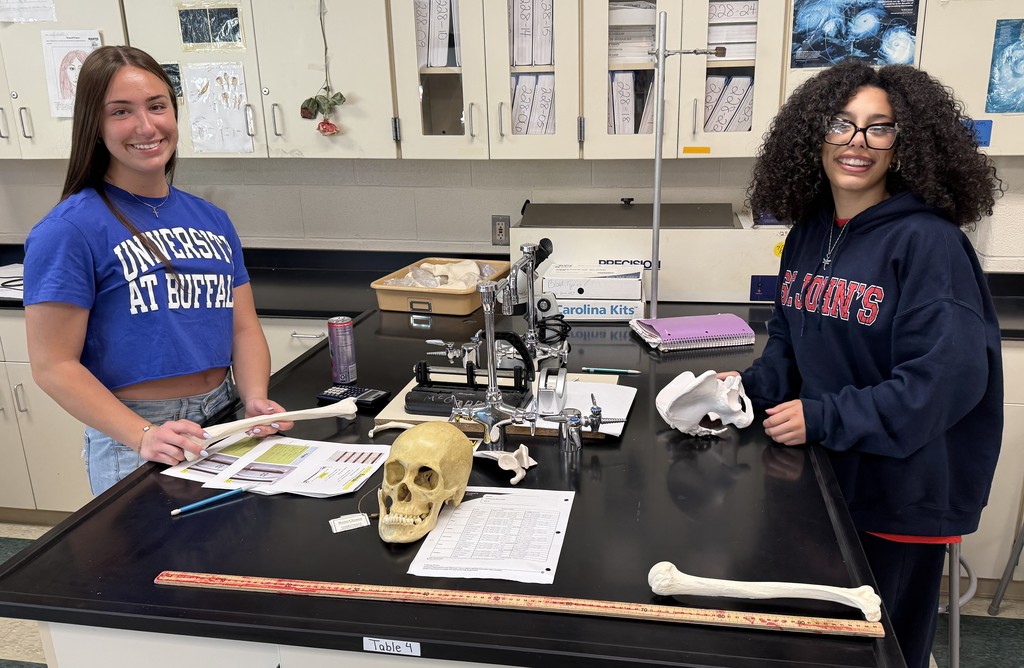 students with bones