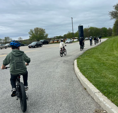 student bikers