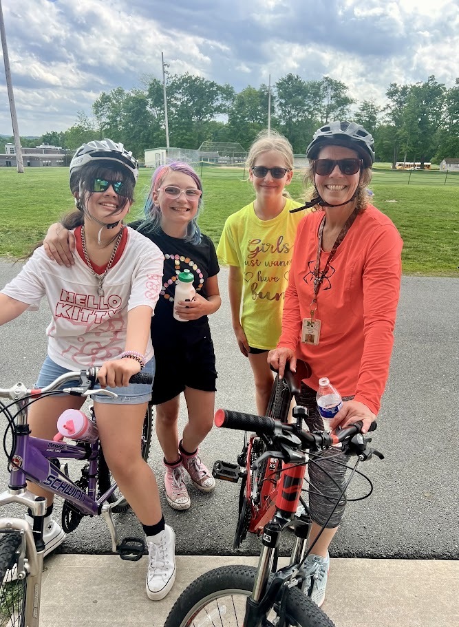 student bikers