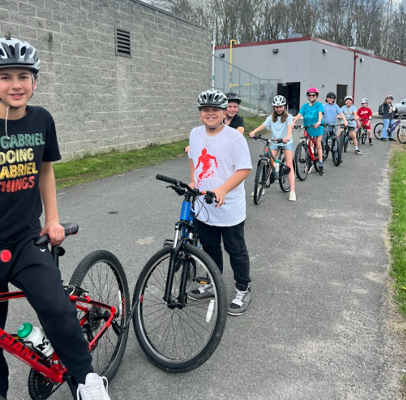 student bikers